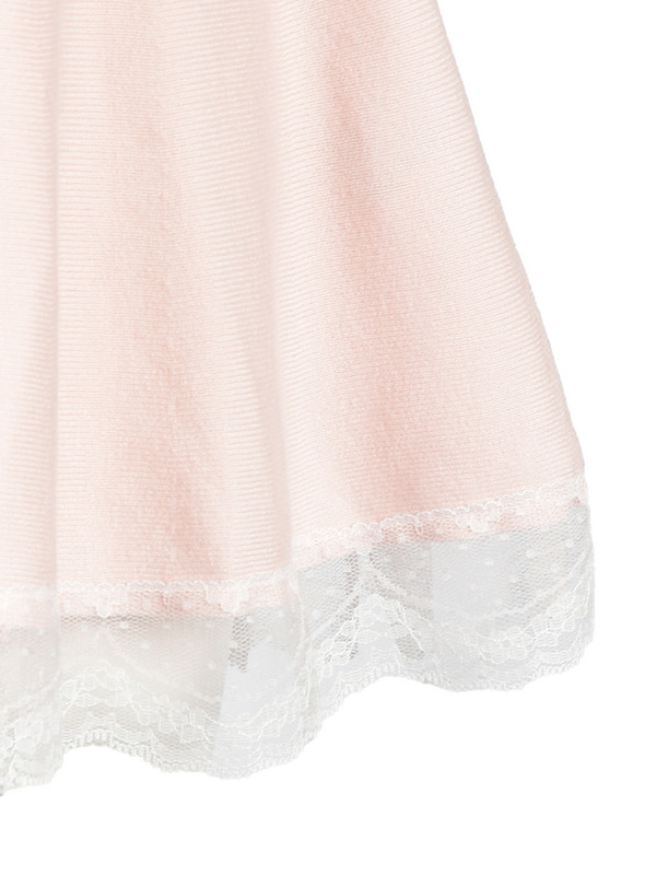 Collar Bijou Knit MIni Onepiece 詳細画像 ピンク 16