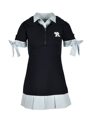 Shirt Docking Knit Onepiece