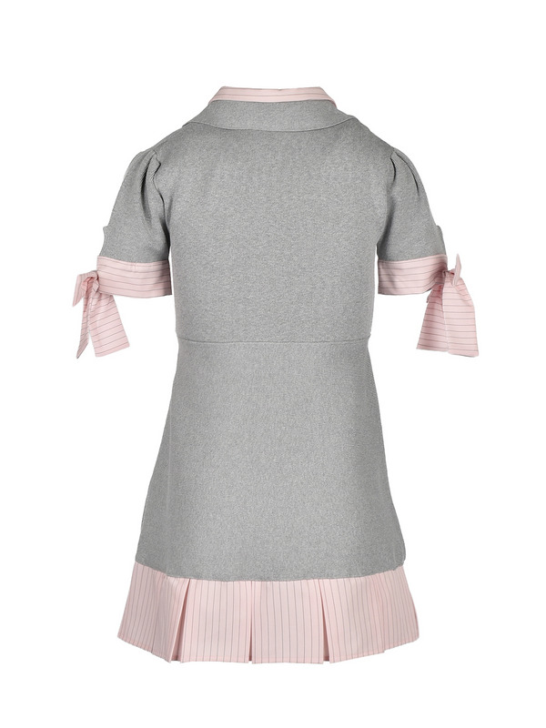 Shirt Docking Knit Onepiece 詳細画像 ネイビー 16