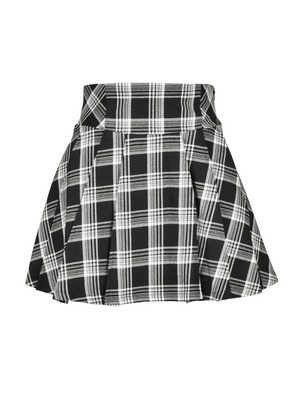Corset Flare Tuck Skirt