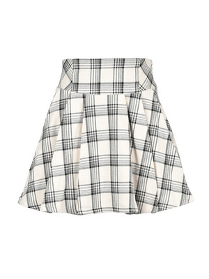 Corset Flare Tuck Skirt
