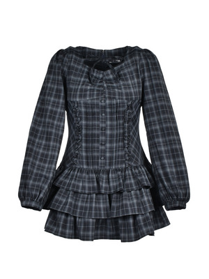 Frill Tiered Mini Onepiece