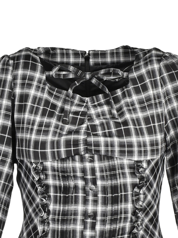 Frill Tiered Mini Onepiece 詳細画像 ブラック 16