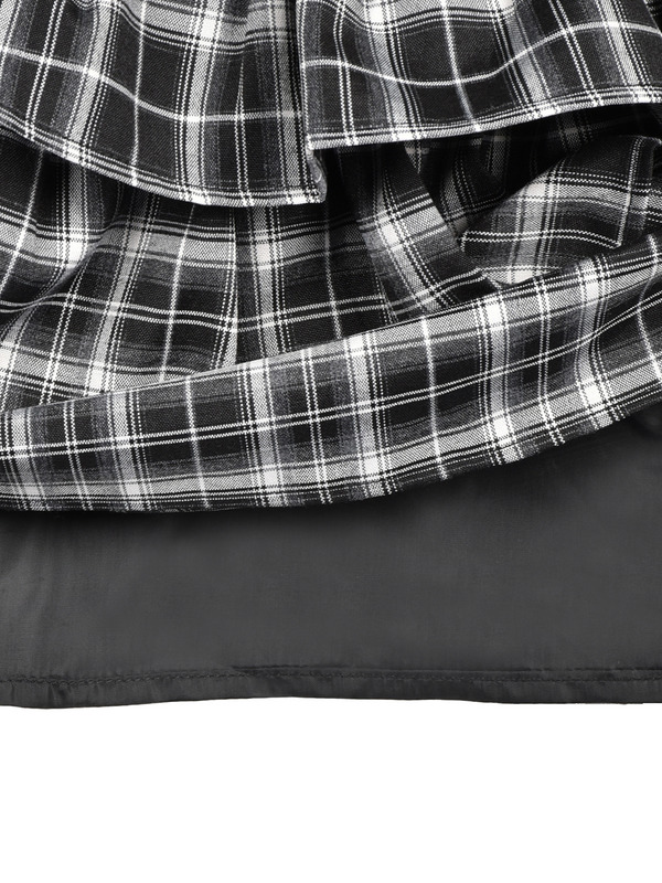 Frill Tiered Mini Onepiece 詳細画像 ブラック 16