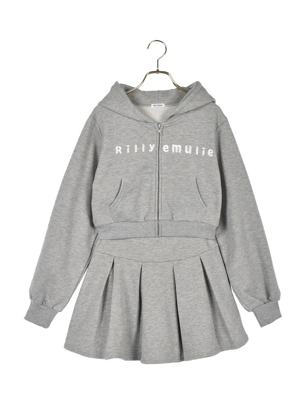 Logo Glitter Sweat Set 詳細画像 グレイ 1