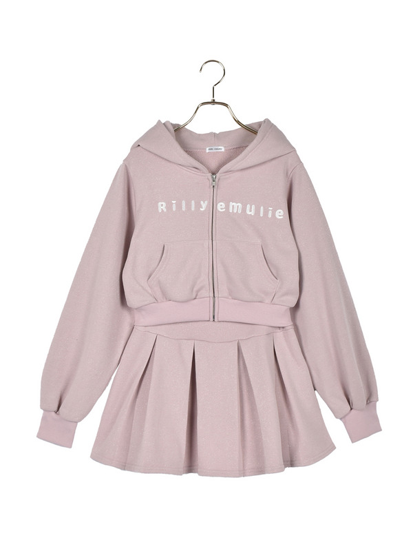 Logo Glitter Sweat Set 詳細画像 ピンク 1