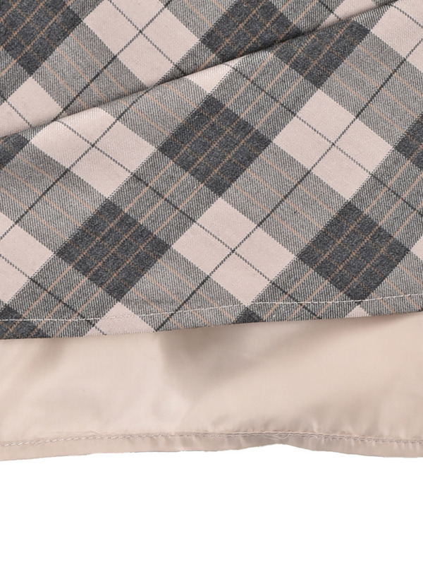 Ribbon Check Tight Cami Onepiece 詳細画像 ブラック 16