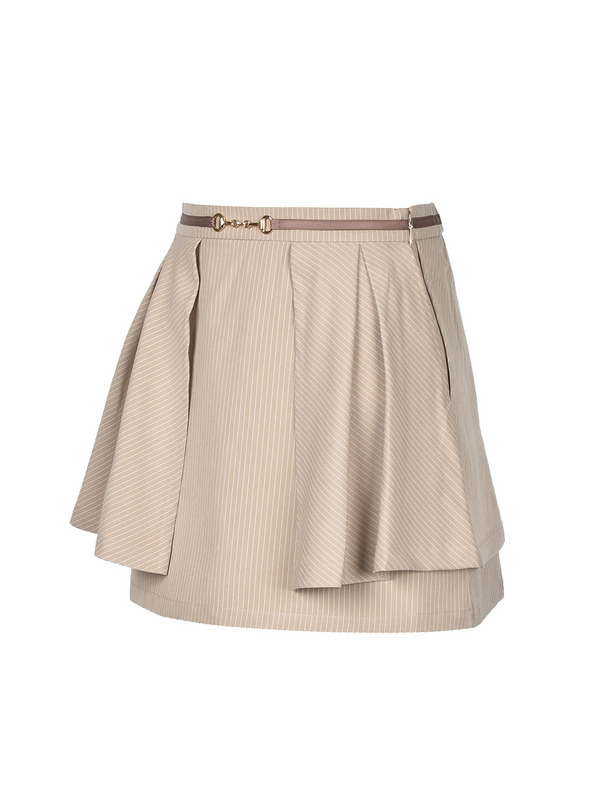 Stripe Bit Belt Mini Skirt 詳細画像 チャコール 16