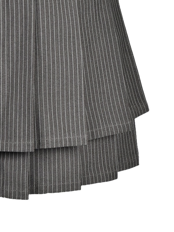 Double Pleated Ribbon Onepiece 詳細画像 チャコール 16