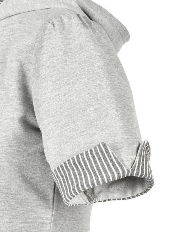 Border Sweat Onepiece Set 詳細画像 グレイ 16