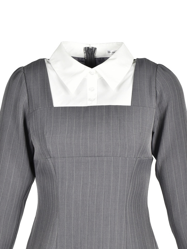 Rose Ribbon Jacket Onepiece 詳細画像 チャコール 16