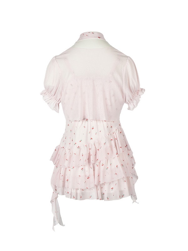 Gather Fit Cami Onepiece*Cardigan Set 詳細画像 チェック 16