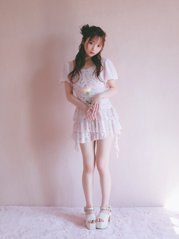 Gather Fit Cami Onepiece*Cardigan Set 詳細画像 チェック 16
