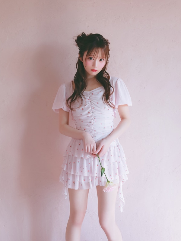 Gather Fit Cami Onepiece*Cardigan Set 詳細画像 チェック 16