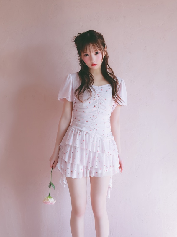 Gather Fit Cami Onepiece*Cardigan Set 詳細画像 チェック 16