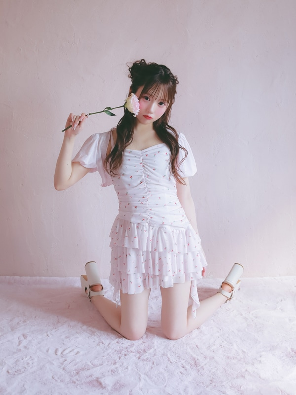 Gather Fit Cami Onepiece*Cardigan Set 詳細画像 チェック 16