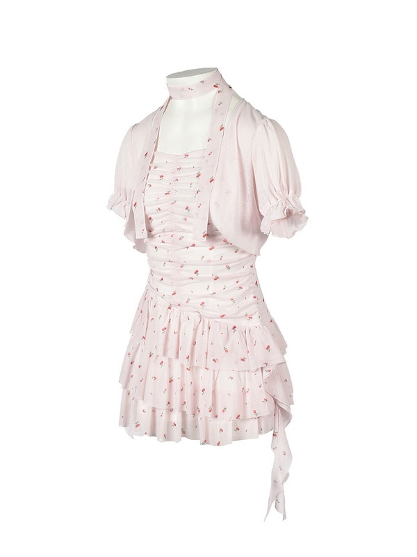 Gather Fit Cami Onepiece*Cardigan Set 詳細画像 チェック 16