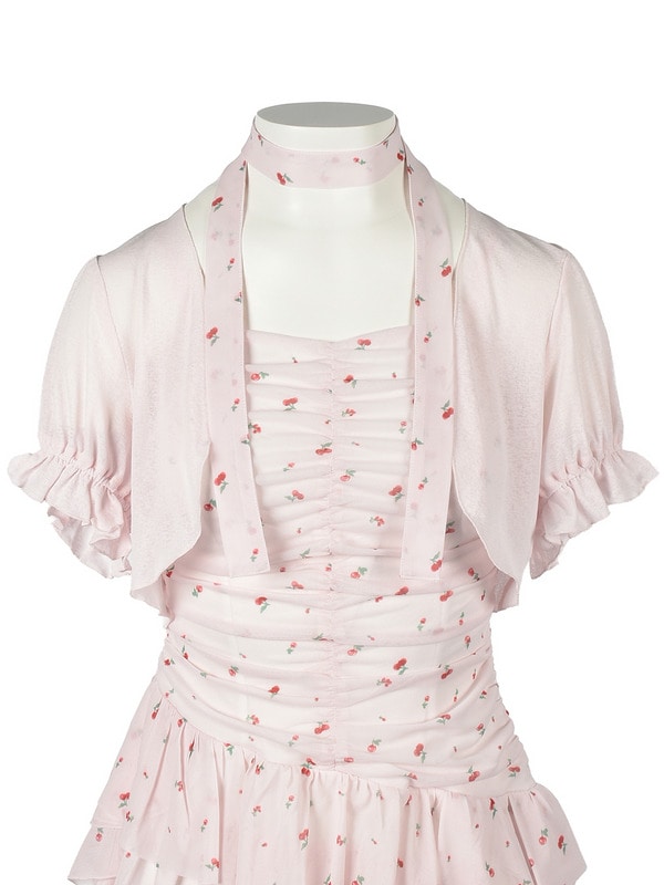 Gather Fit Cami Onepiece*Cardigan Set 詳細画像 チェック 16